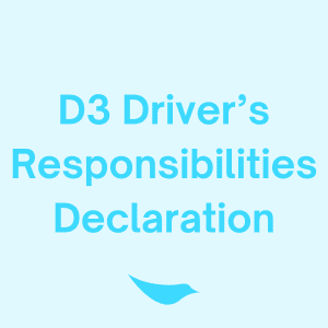 FORS D3 Driver's Responsibilities Declaration